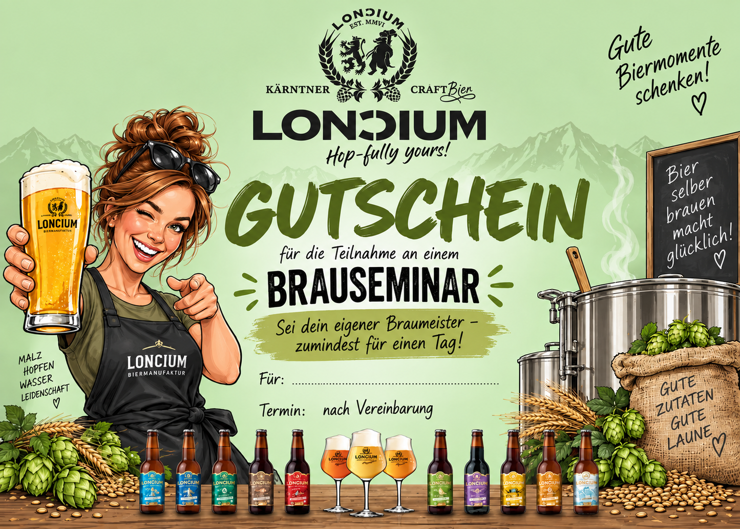 Gutschein Brauseminar
