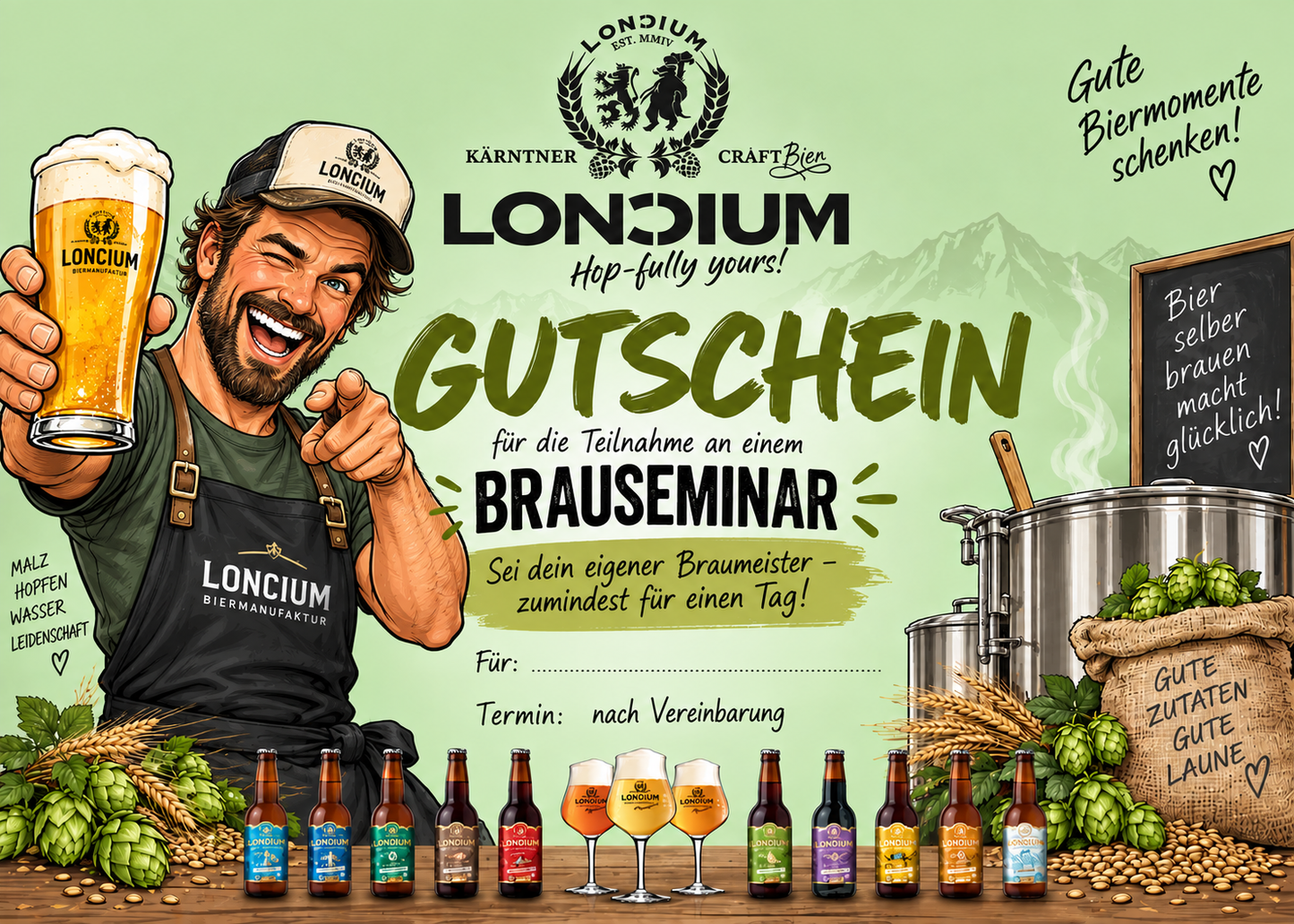 Gutschein Brauseminar